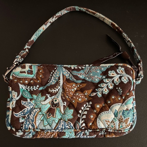 Vera Bradley Wristlet in Retired Pattern “Java Blue” - Picture 2 of 3